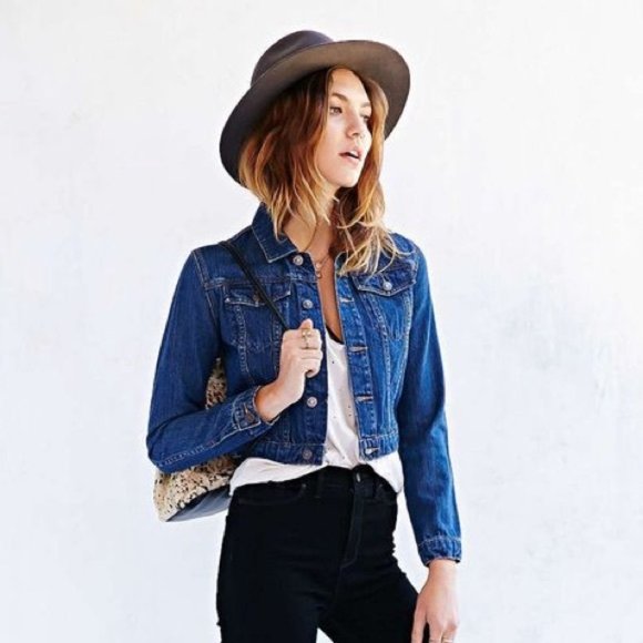 bdg cropped denim jacket